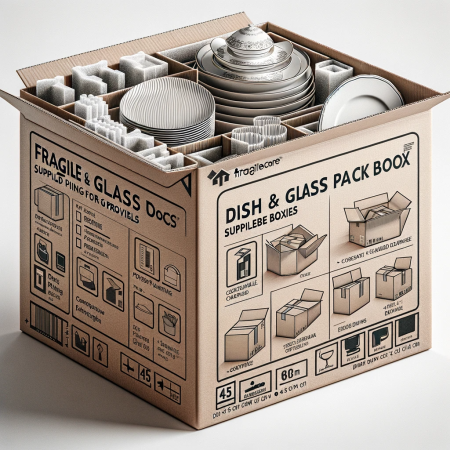 Dish and Glass Pack Boxes