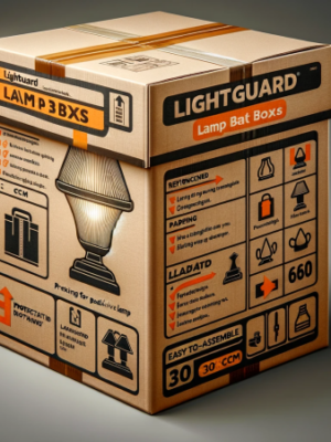 DALL·E 2023-11-29 15.06.12 – Generate an image of LightGuard Lamp Boxes, appropriate for moving boxes and supplies in a cardboard box format. The image should display the boxes as (1)